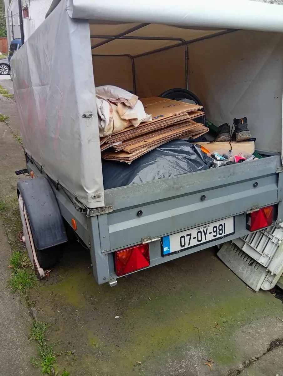 Quality Galvanised trailer with removable canopy - Image 4