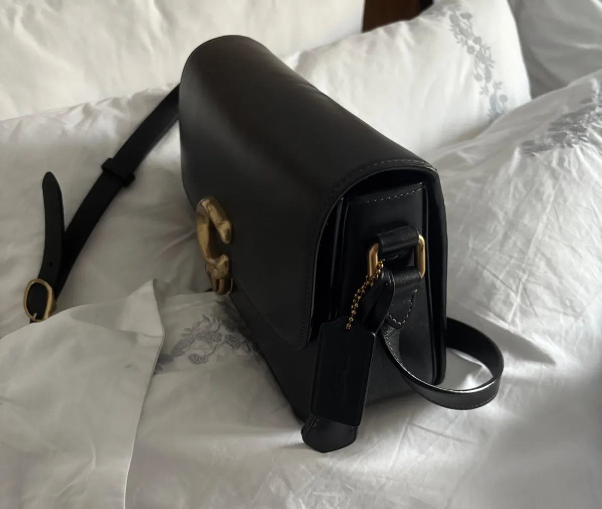 Coach Studio Shoulder Crossbody Bag Black - Image 1