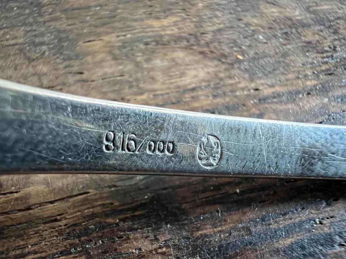 Pair of Vintage Spanish Silver Spoons - Image 3