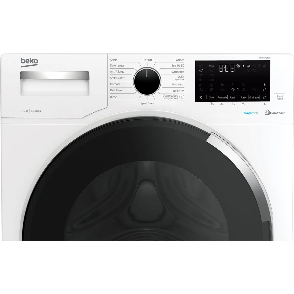 Beko AquaTech 8kg Washing Machine - Image 4