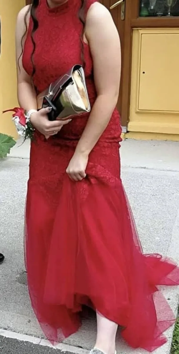 Simply Divine Red Debs Dress - Image 1
