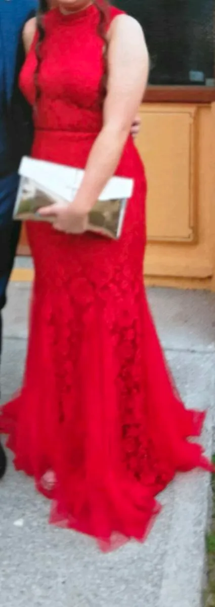 Simply Divine Red Debs Dress - Image 2