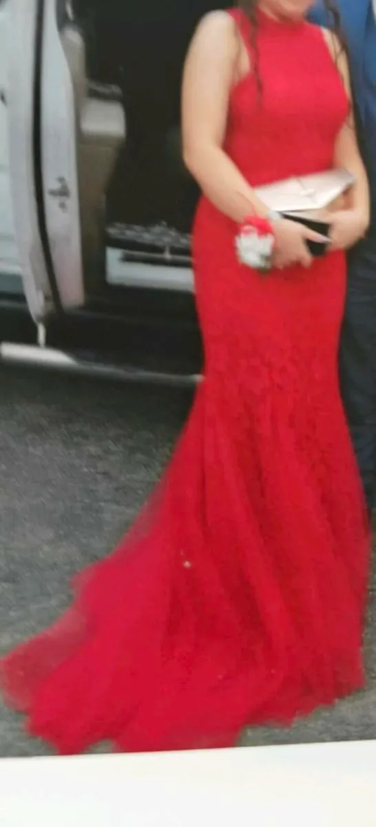 Simply Divine Red Debs Dress - Image 3