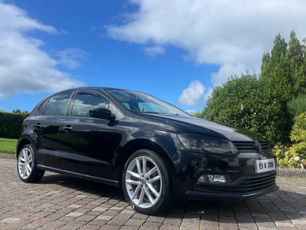 2015 Volkswagen Polo 1.4 TDI SEL 90PS 5DR Black - Image 3