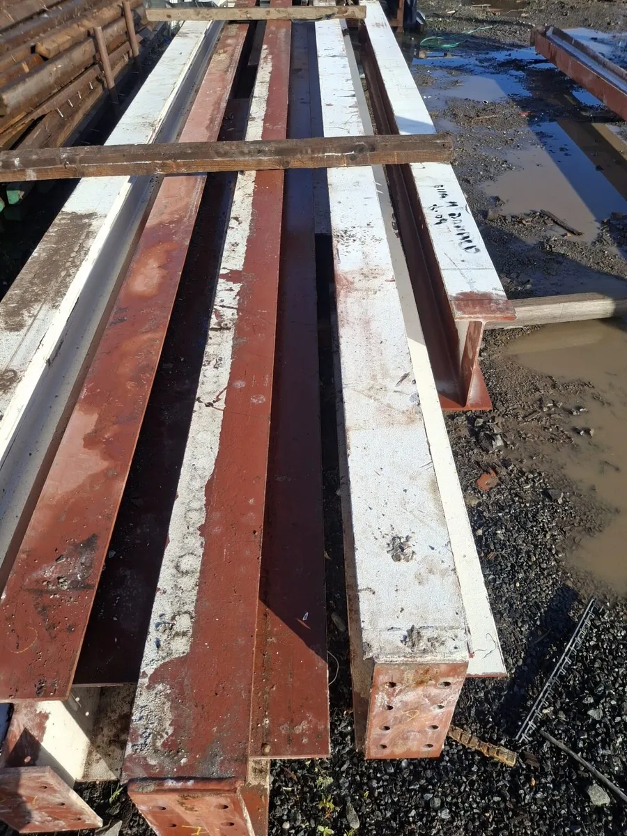 Steel Beams 410mm x 180mm x 6.7m 3no - Image 2