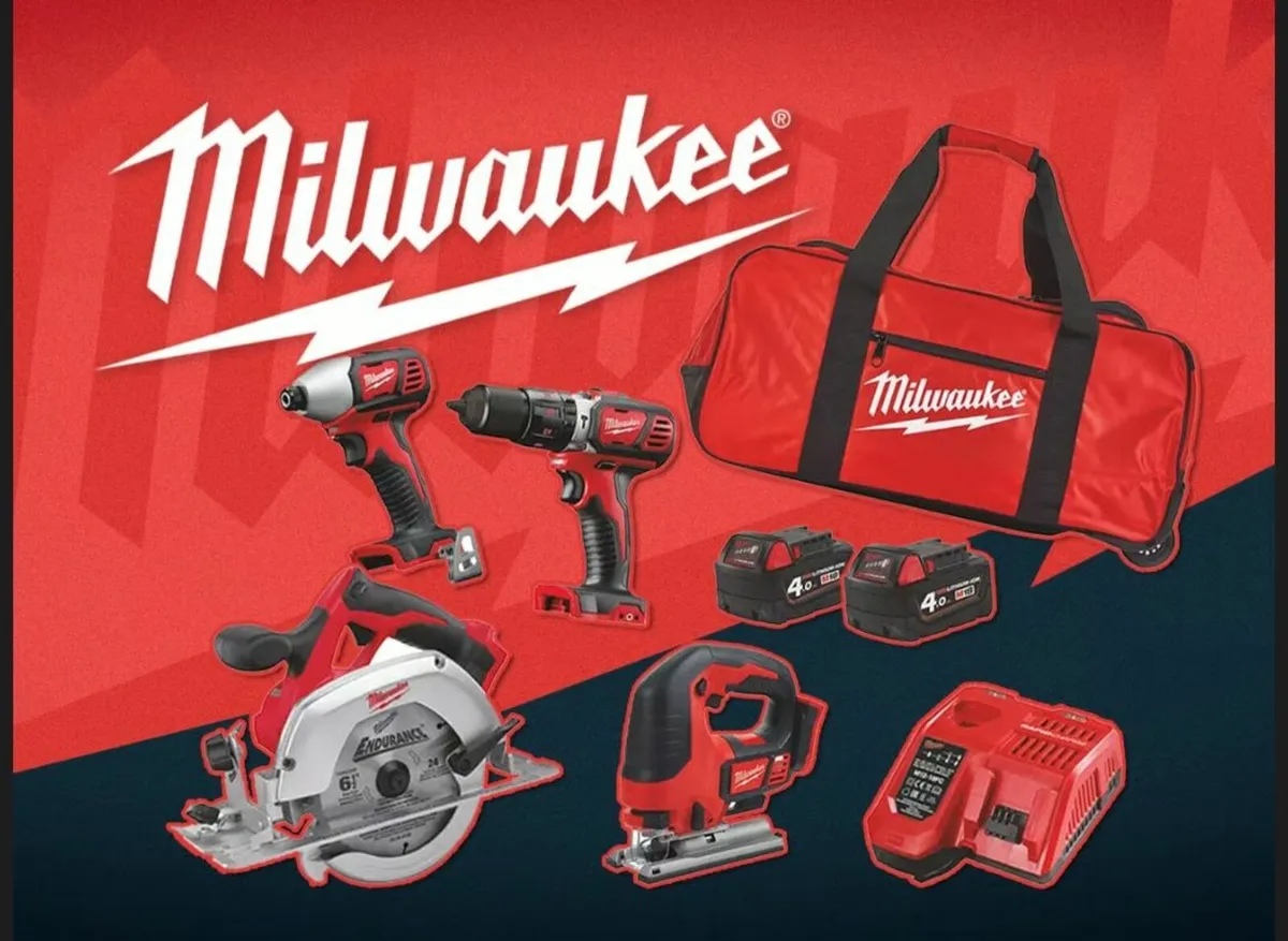 Milwaukee 18V Power Tool Bundle – Brand New - Image 1