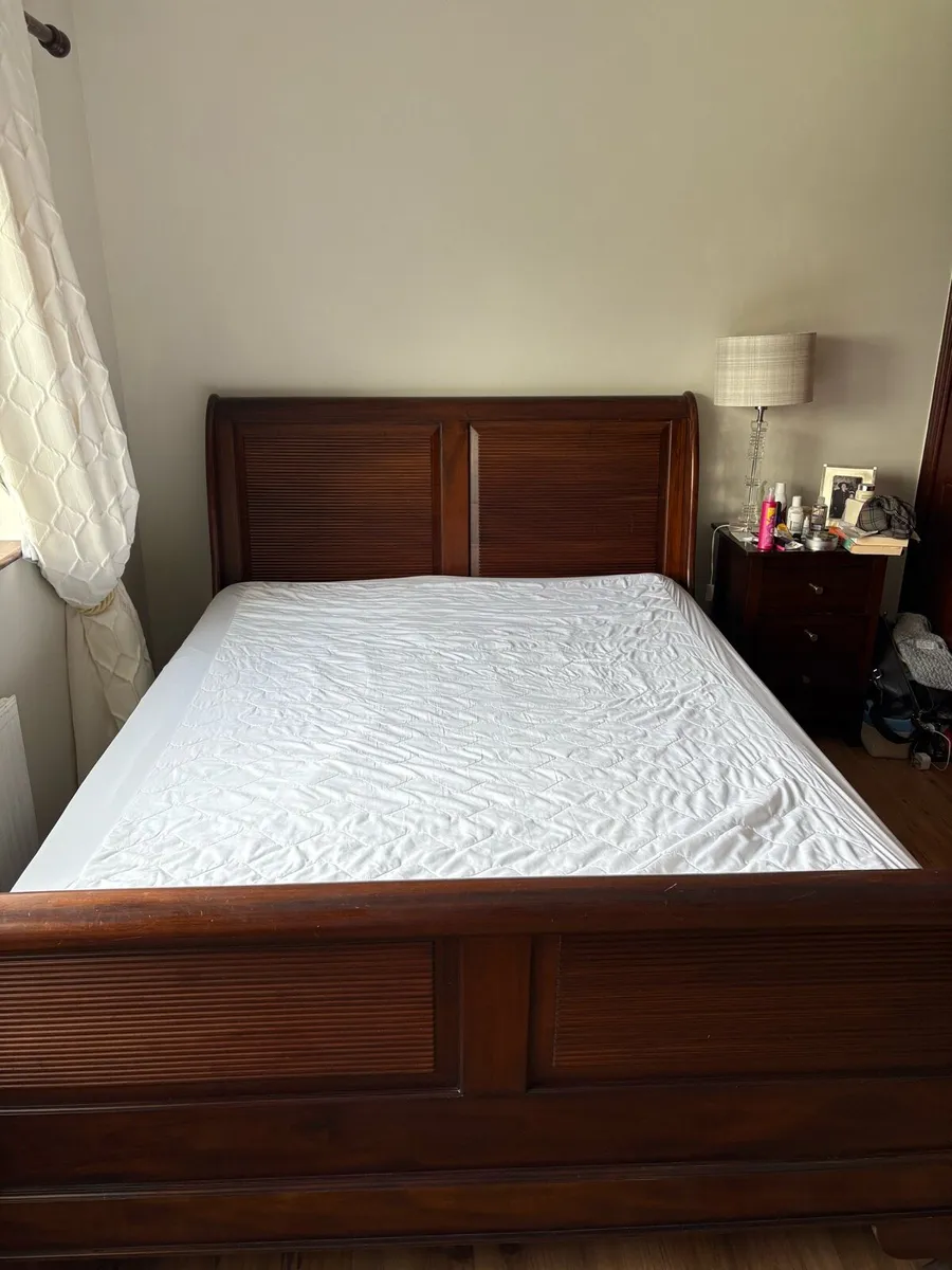 Mahogany Sleigh Bed - Image 3