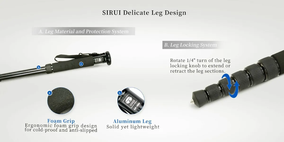 Sirui P-306 Monopod - Image 3