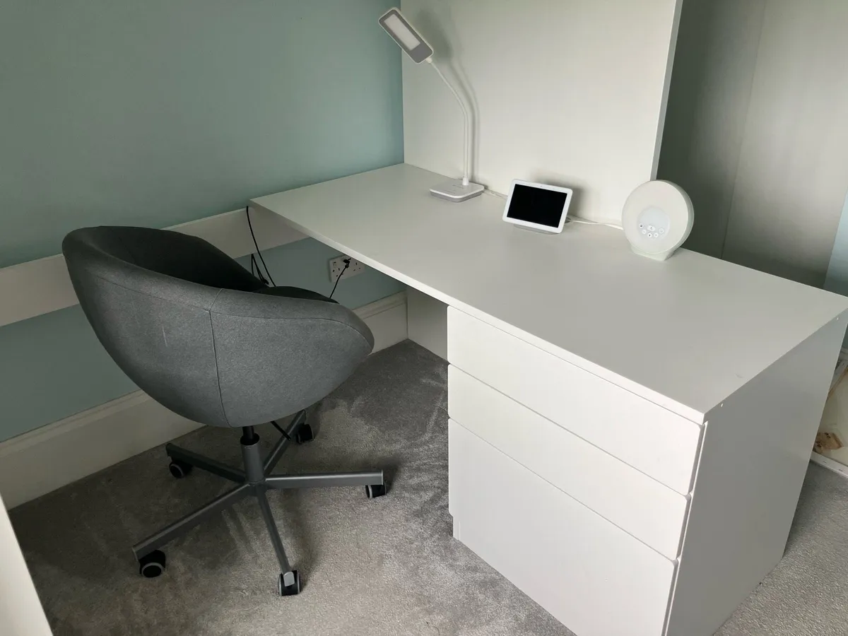 IKEA loft bed with study desk - Image 3