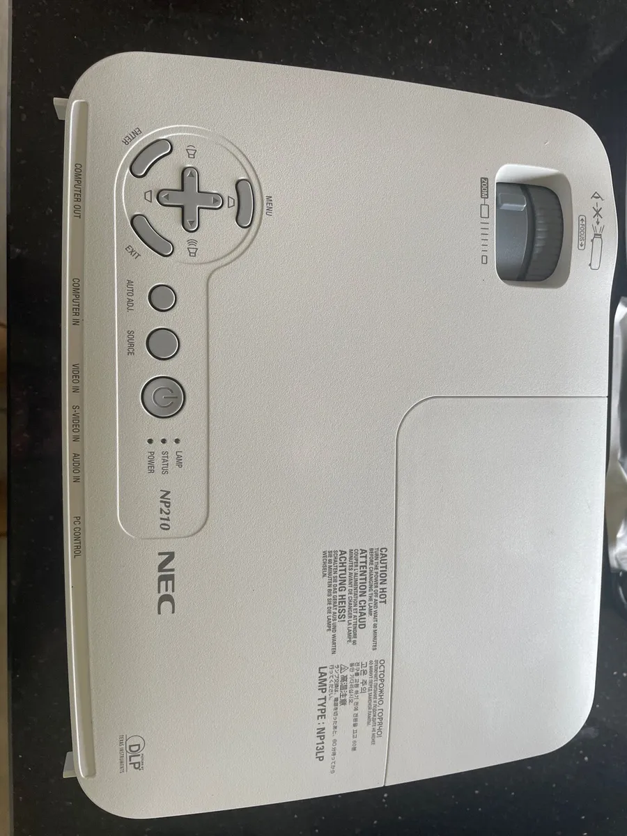 NEC Projector. NP210G. Like new. - Image 2