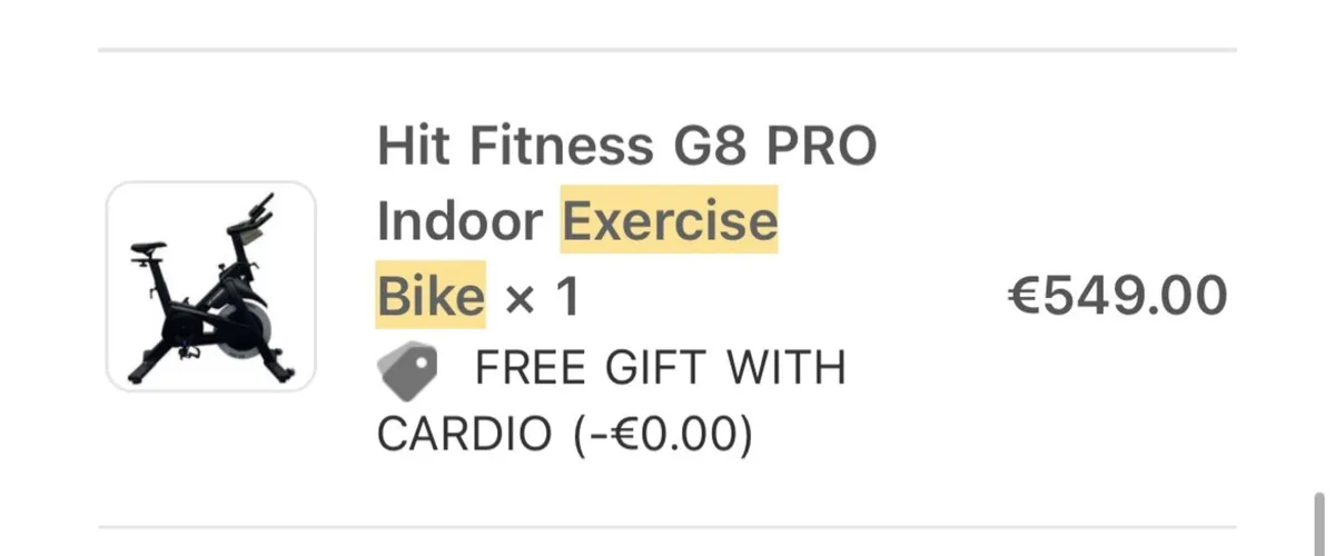 Exercise bike - Image 1
