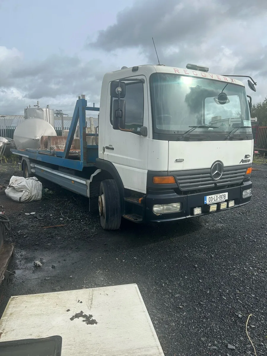 2 x Double Deck Mercedes Atego Recovery trucks - Image 1