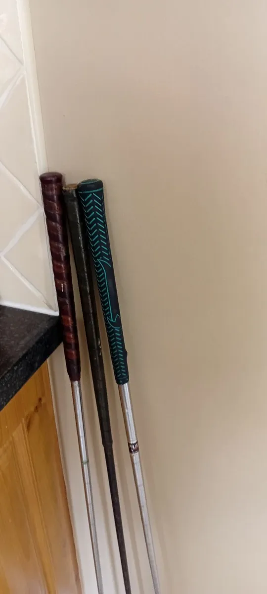 Antique R Simpson golf club plus two others. - Image 3