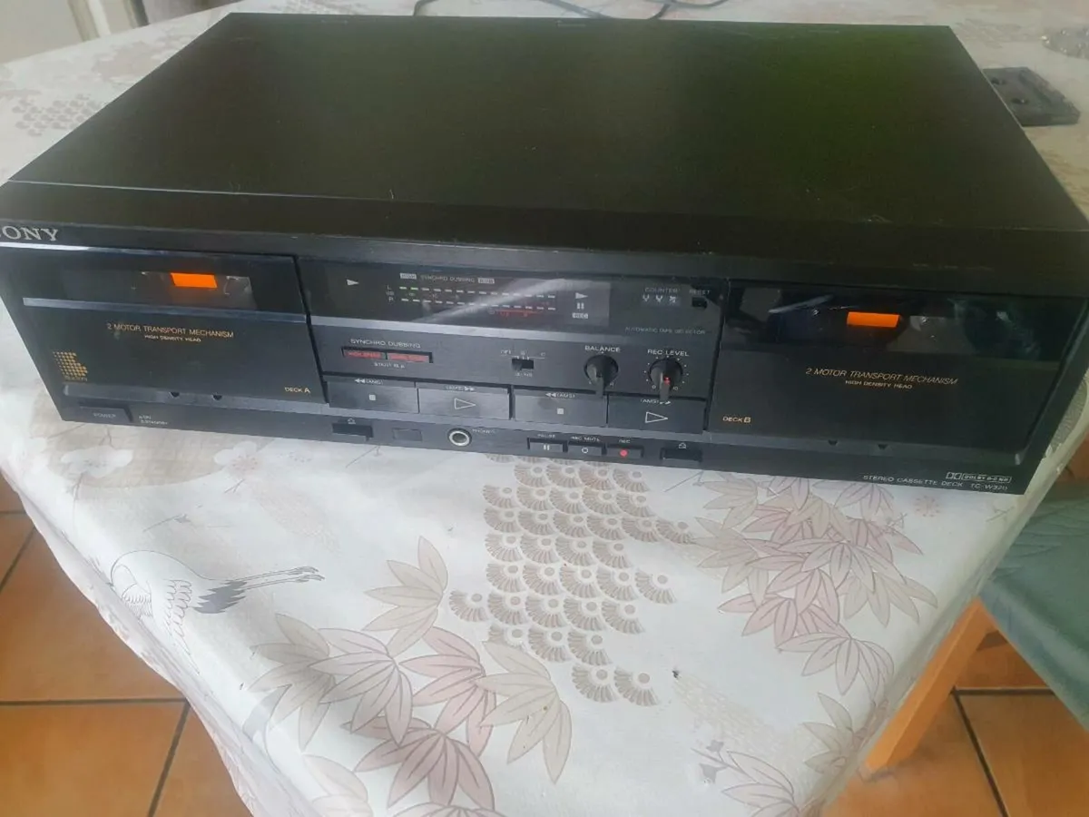 Sony Cassette Deck X 2 - Image 1