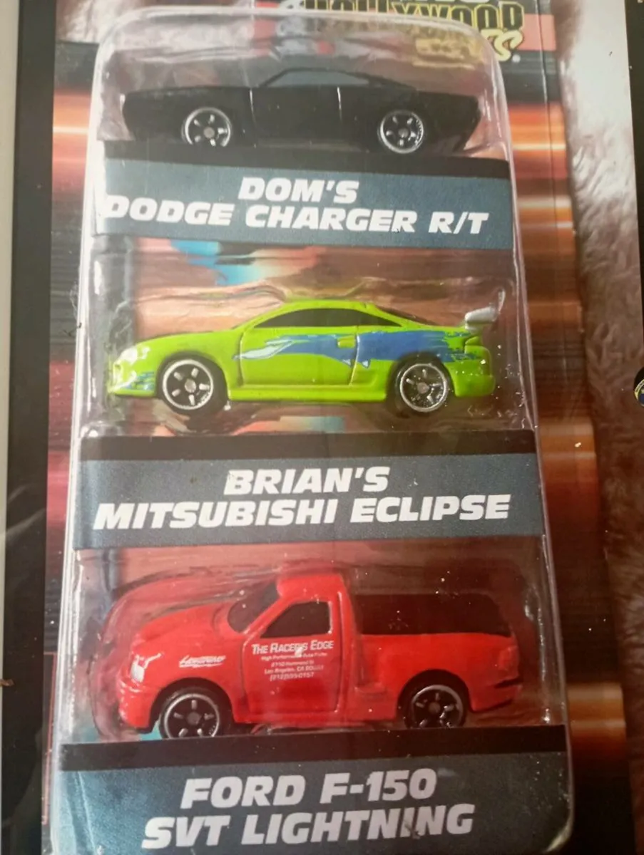 FAST AND FURIOUS 3-PACK HOLLYWOOD RIDES DIE-CAST - Image 2