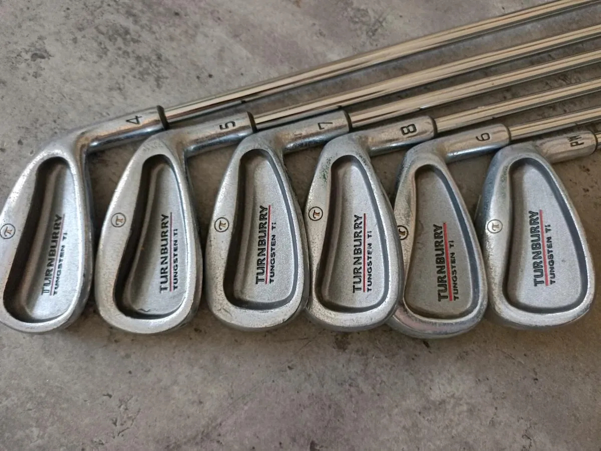 Turnburry golf irons. Right handed clubs. - Image 2