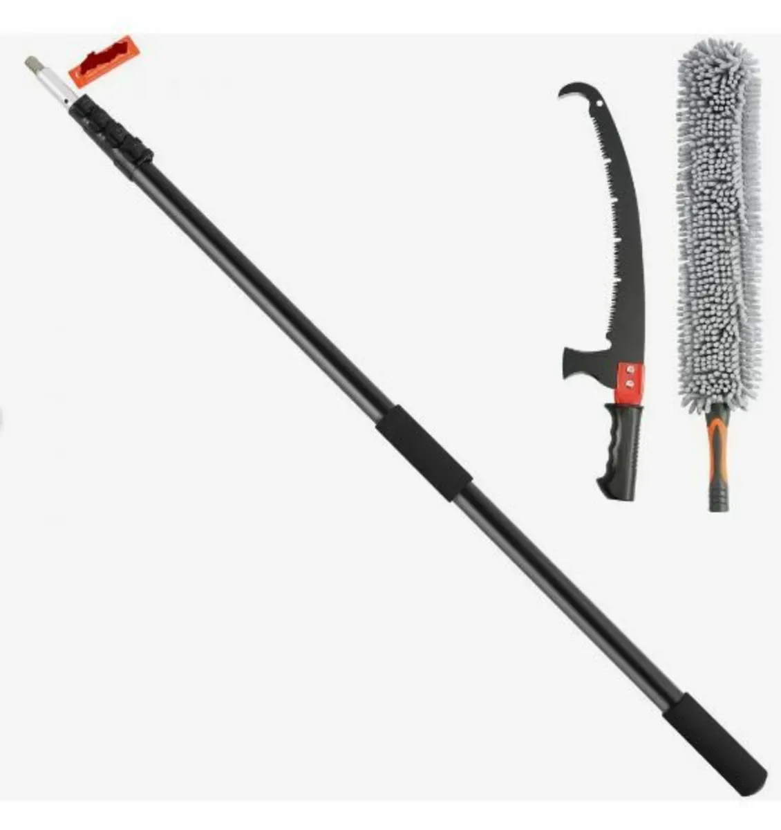 Manual Pole Saw, 1.5-6.1 m Extendable Tree Pruner - Image 1
