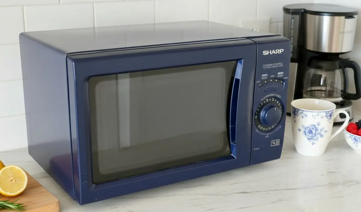 Sharp R-212 Microwave – Compact & Affordable - Image 1