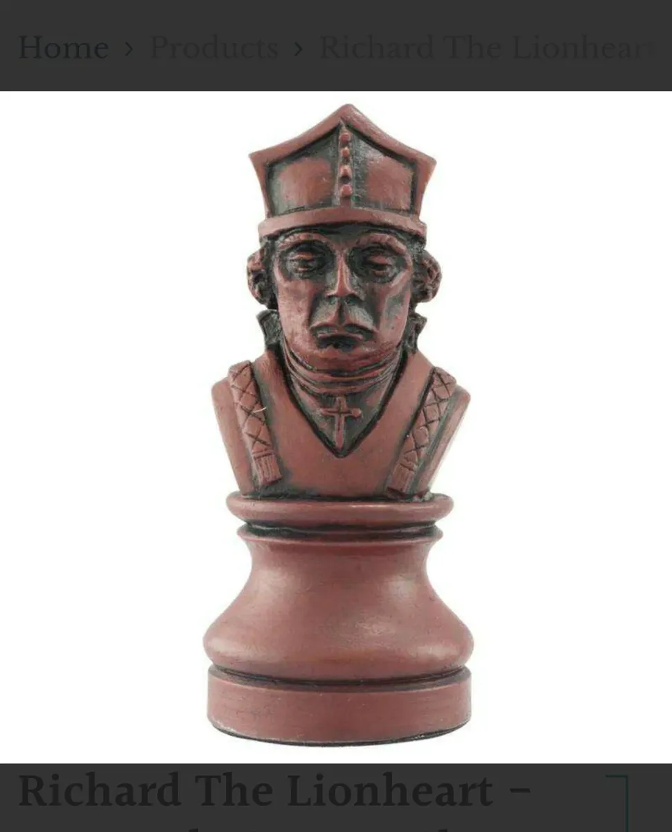 Chess Set Richard The Lionheart StudioAnneCarlton - Image 4