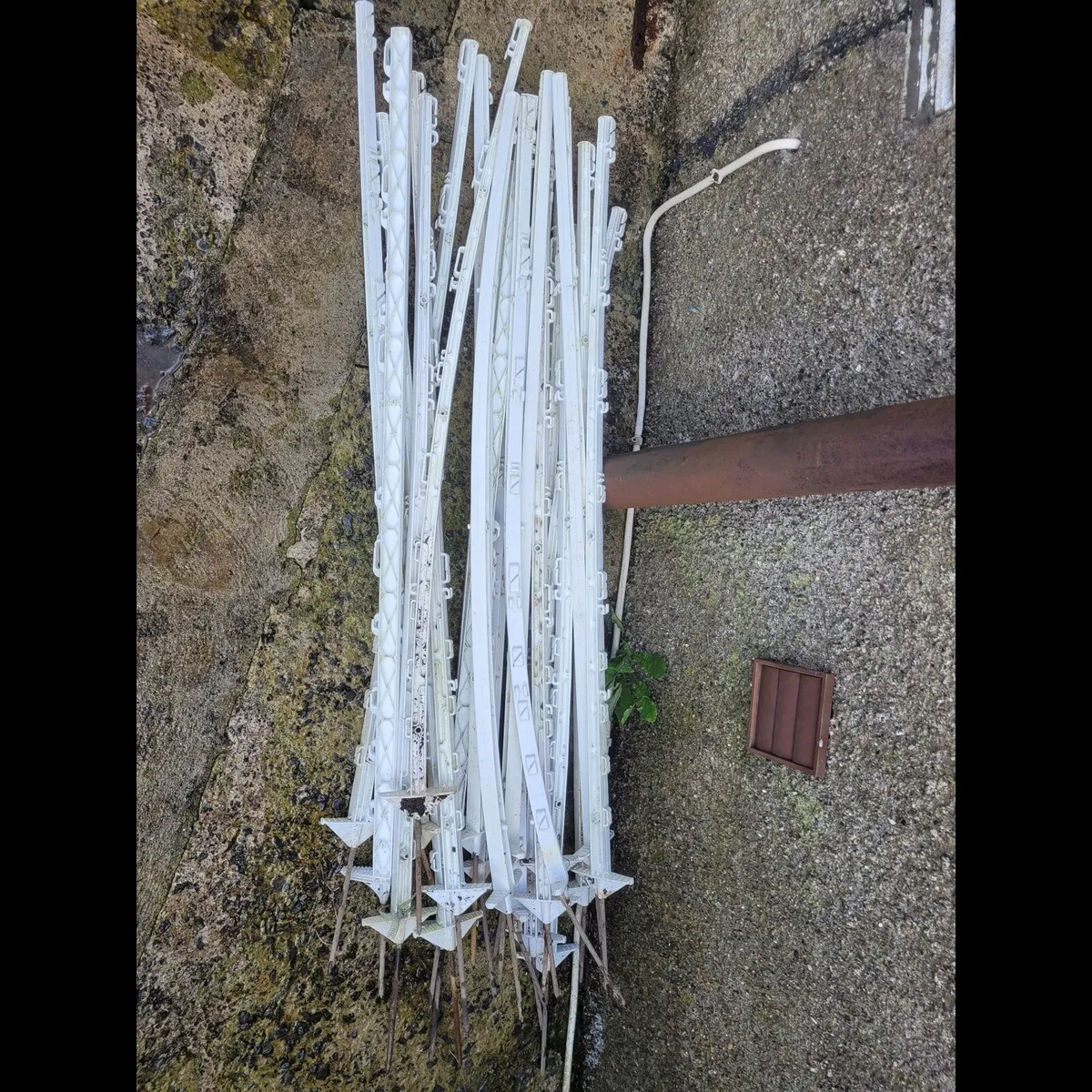 Horse fence posts