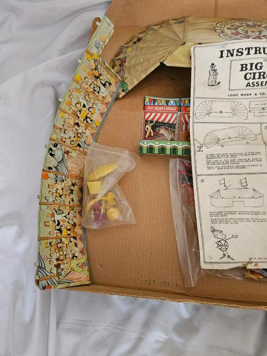 Vintage Louis Marx Tinplate Big Top Circus - Image 3