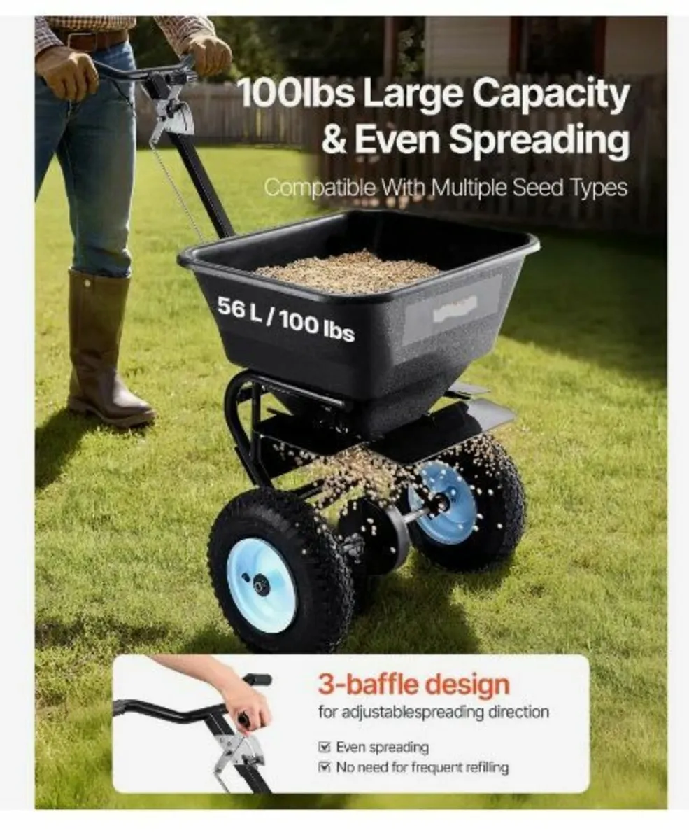 Broadcast Spreader, 100LBS4Capacity - Image 2