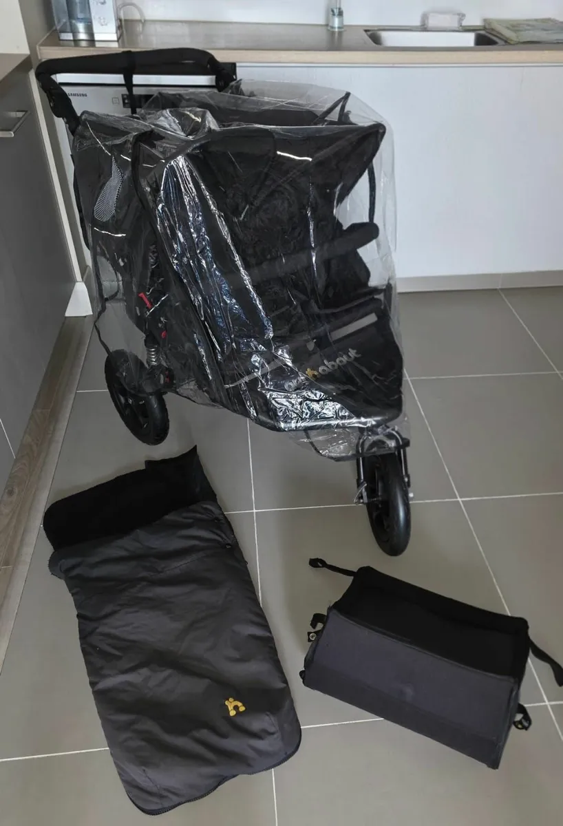 Out N About Double with footmuff shopping basket - Image 1