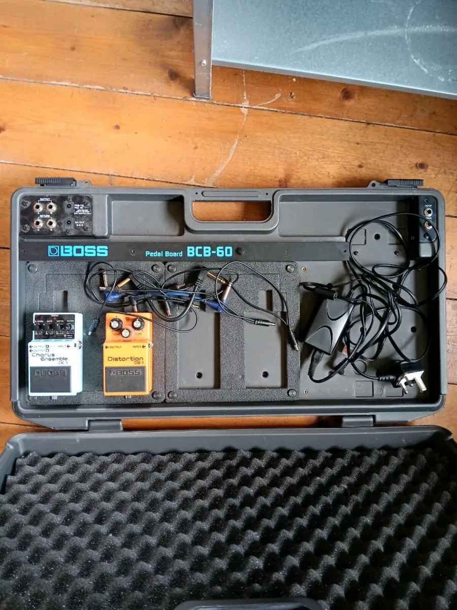Effects Pedals and Board - Image 1