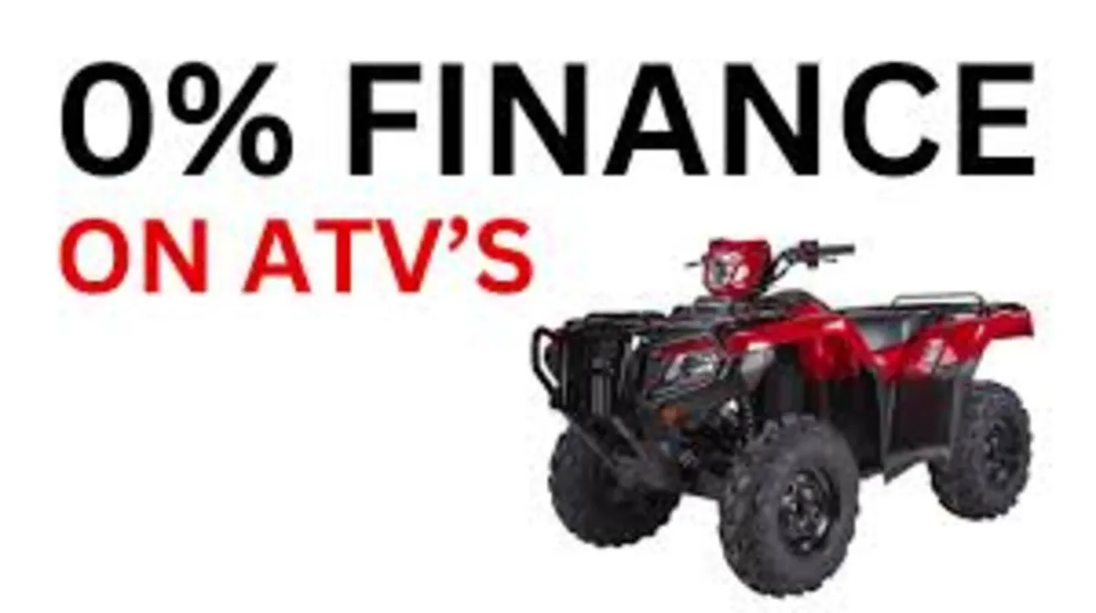 Honda Quad 0% ATV Finance offer - Image 1
