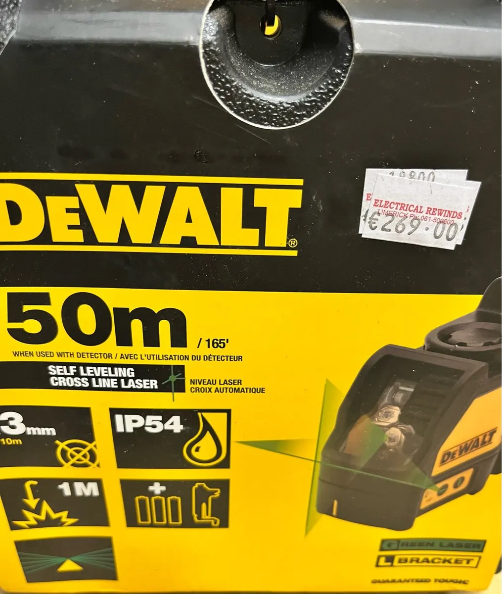 New DeWalt DW088 CG- XJ cross line laser - Image 3