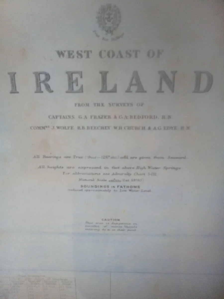 West of Ireland Chart, post ww1 - Image 3