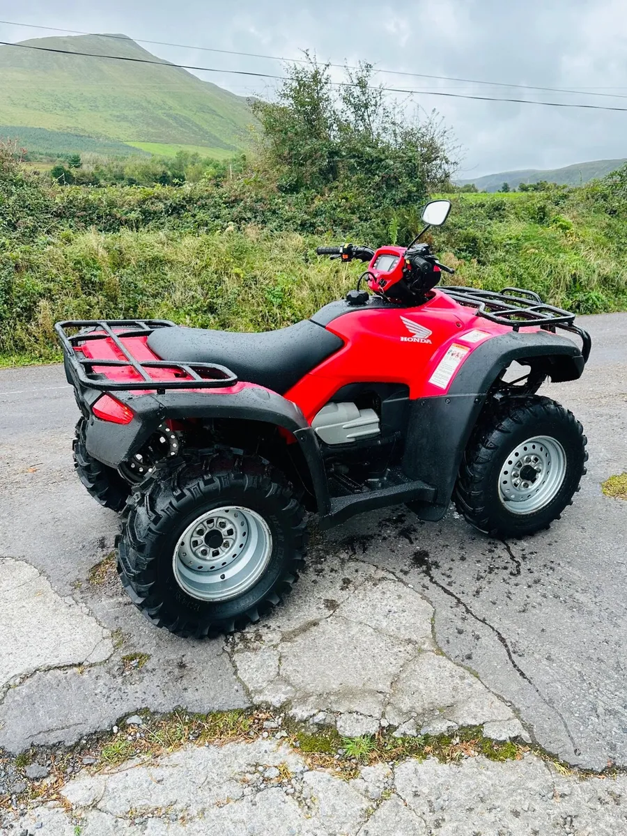 HONDA TRX500 4X4 MANUAL LOW HOURS - Image 1