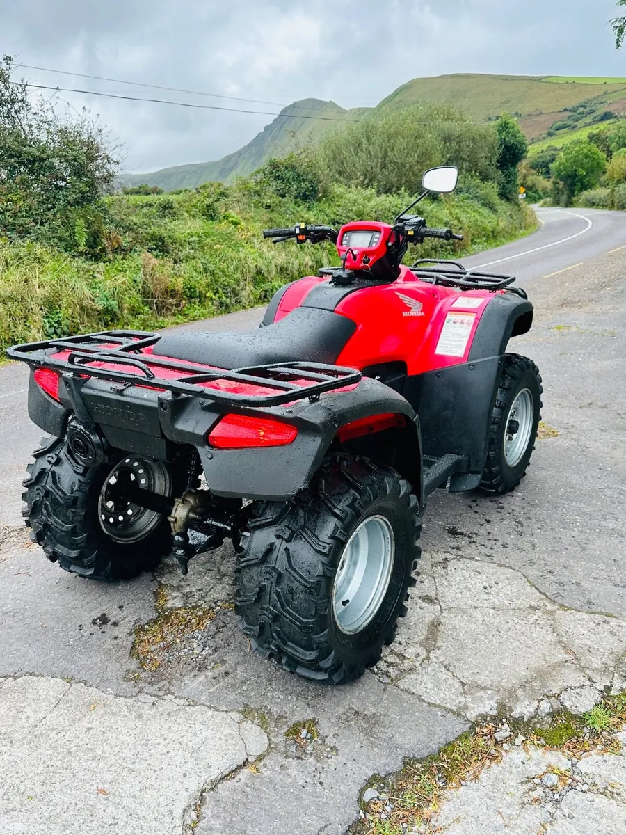 HONDA TRX500 4X4 MANUAL LOW HOURS - Image 2
