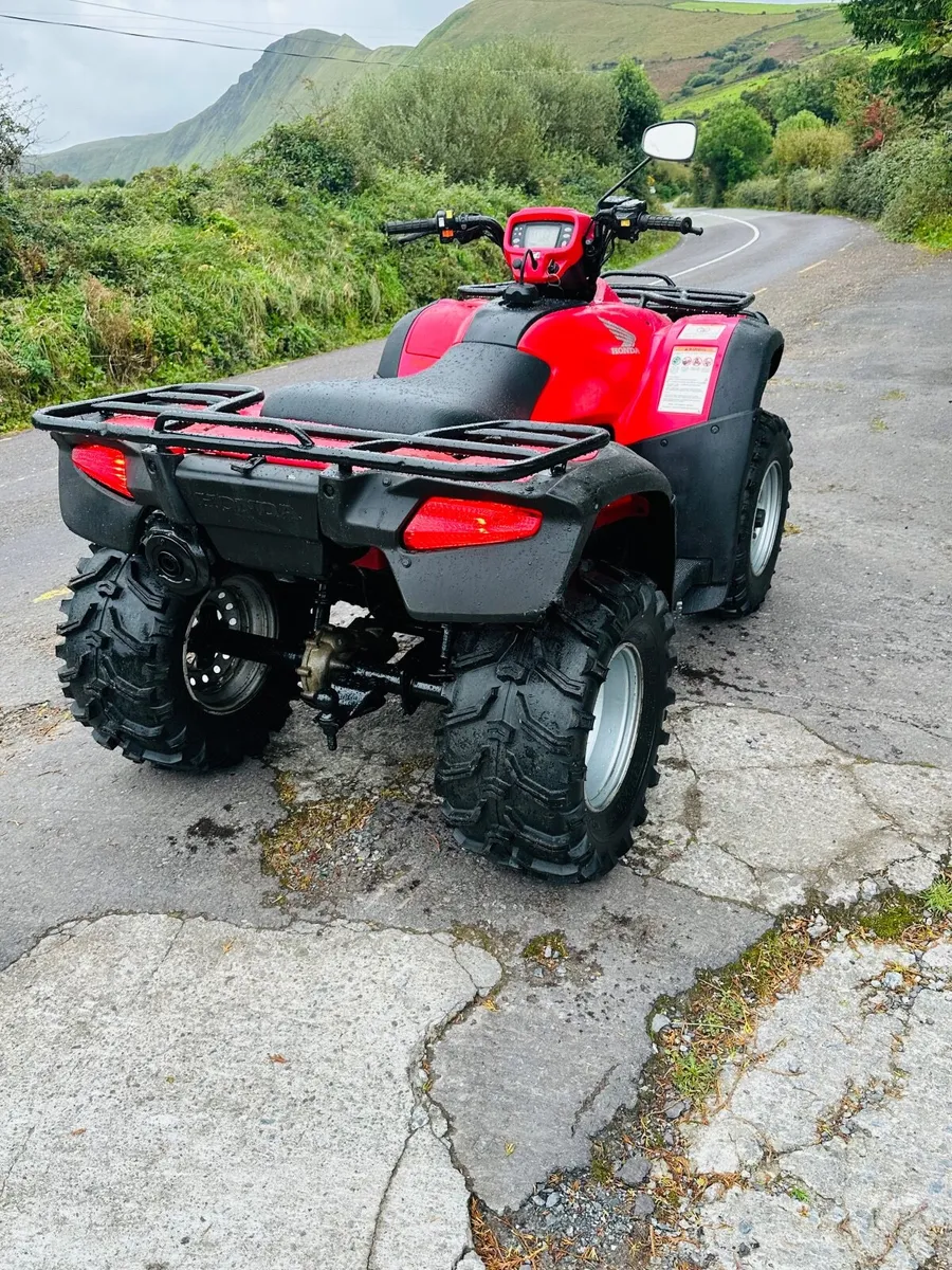 HONDA TRX500 4X4 MANUAL LOW HOURS - Image 3