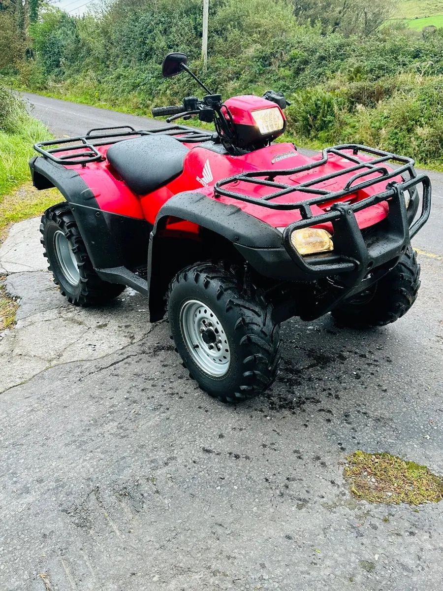 HONDA TRX500 4X4 MANUAL LOW HOURS - Image 4