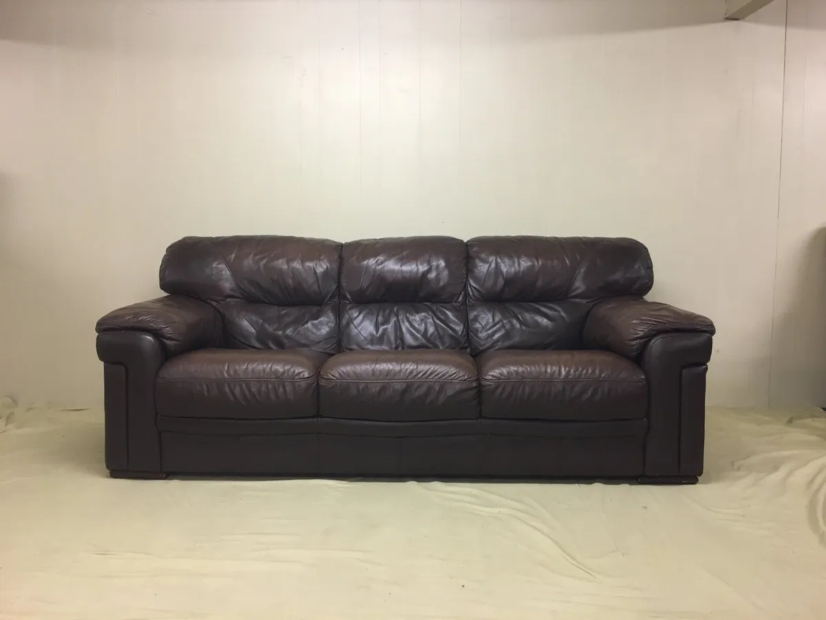 Leather Sofa - Image 1