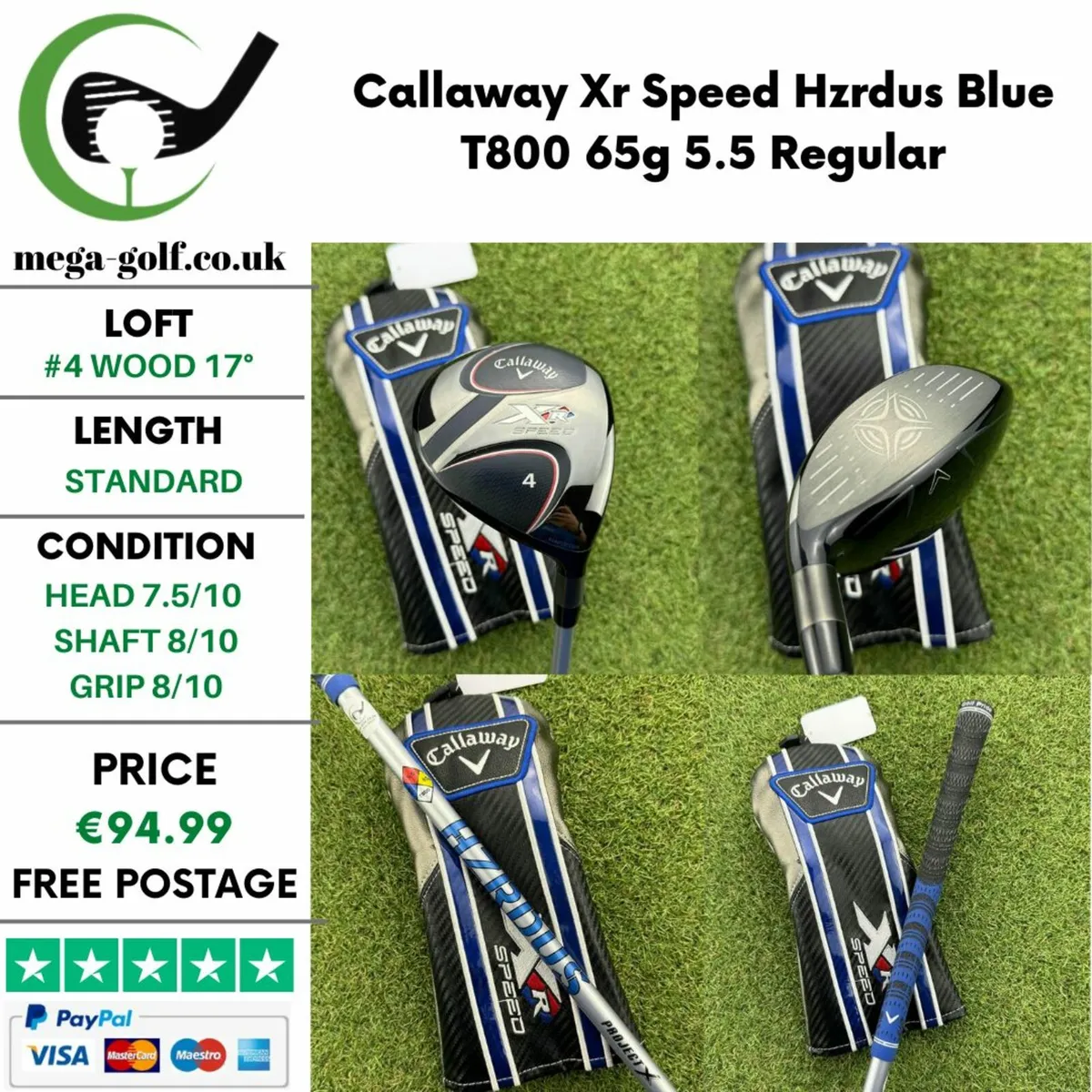 Callaway Xr Speed #4 Wood 17° / Regular - Image 1