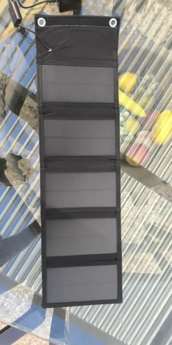 Foldable solar panels for camping hiking or emerge - Image 2