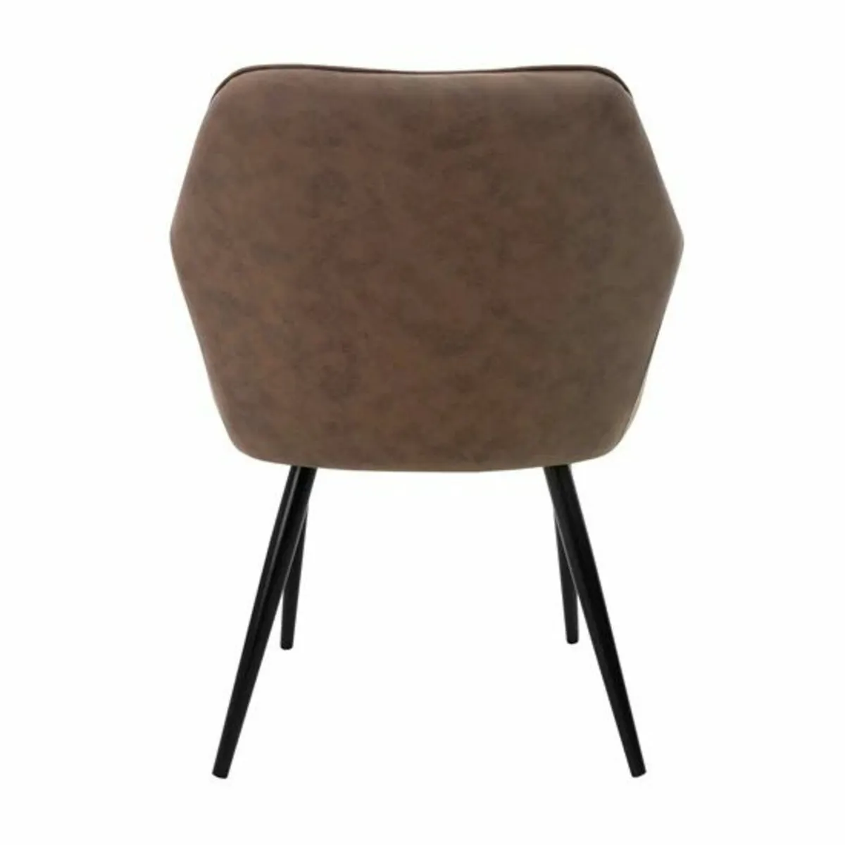 Dining chair set of 4 diamond quilting faux leathe - Image 4