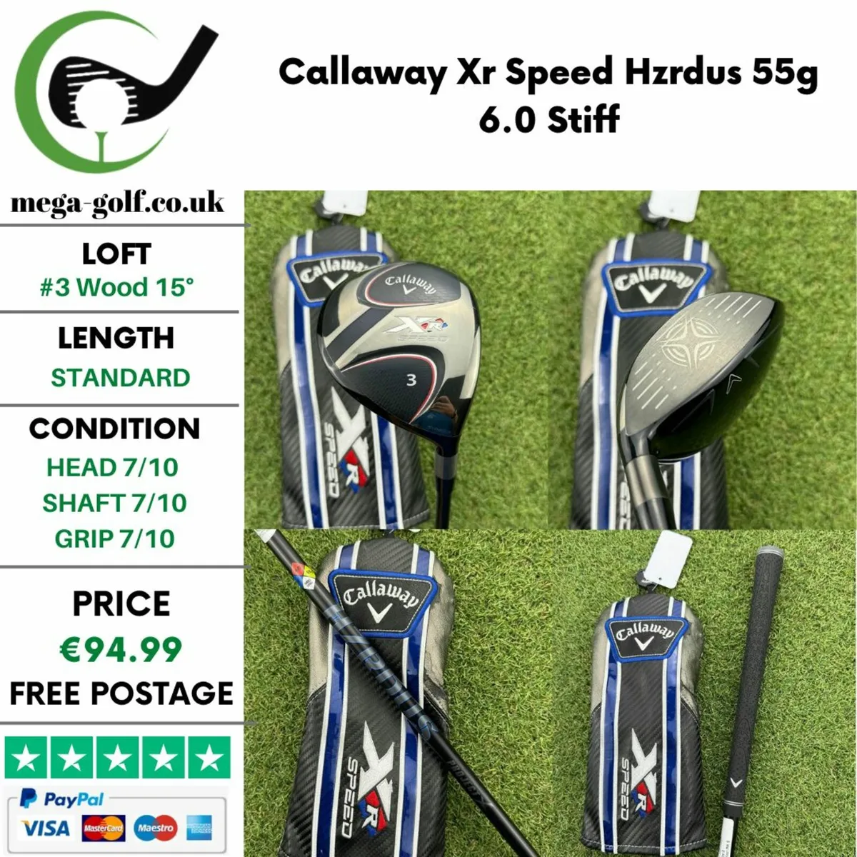 Callaway Xr Speed #3 Wood 15° / Stiff - Image 1