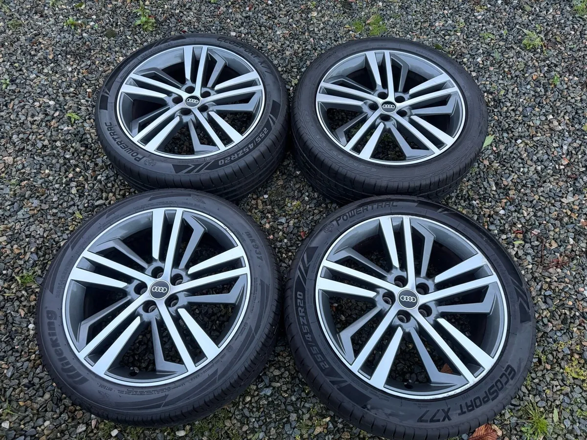 20’ GENUINE AUDI Q5 ALLOY WHEELS & TYRES - Image 1