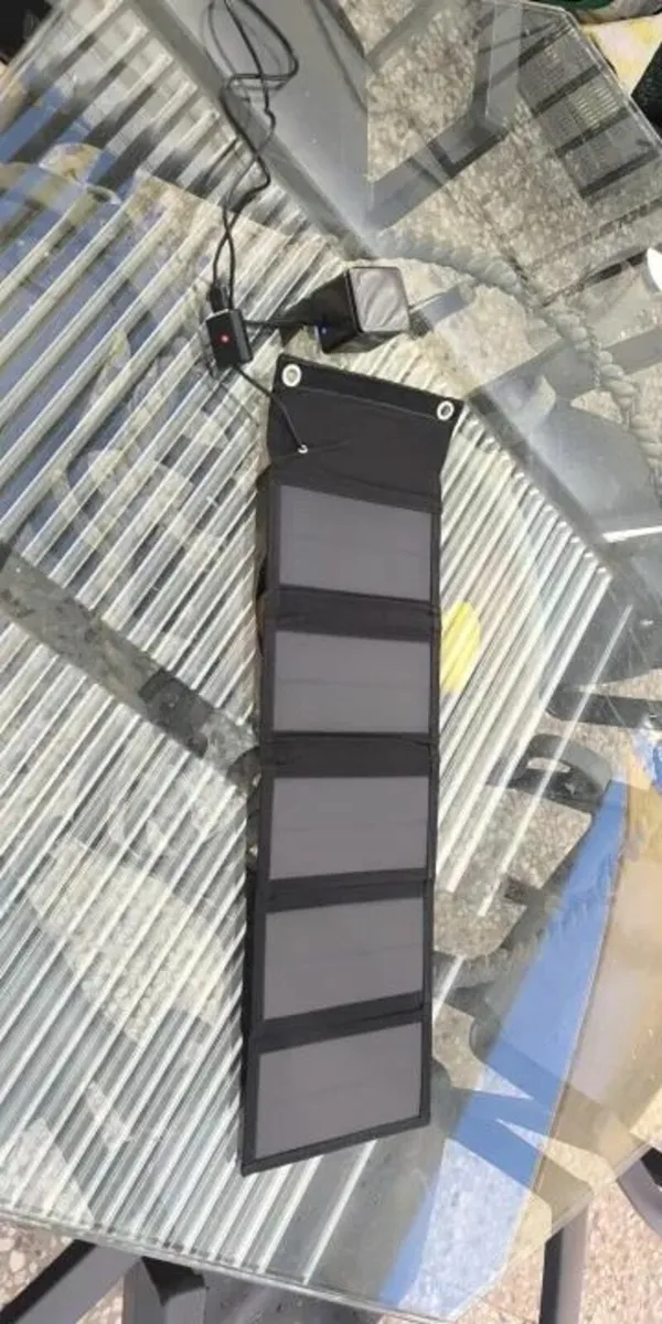 Foldable solar panels for camping hiking or emerge - Image 1