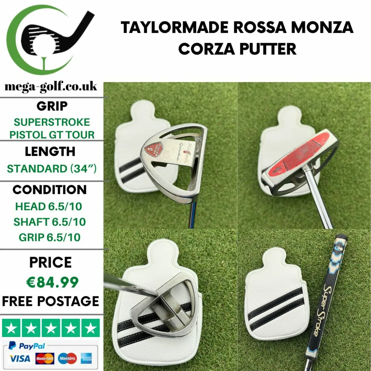 Taylormade Rossa Monza Corza Putter / 34″ - Image 1