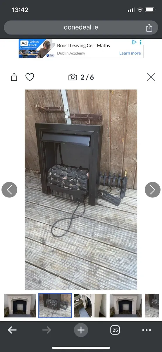 Fireplace and electrical fire - Image 1