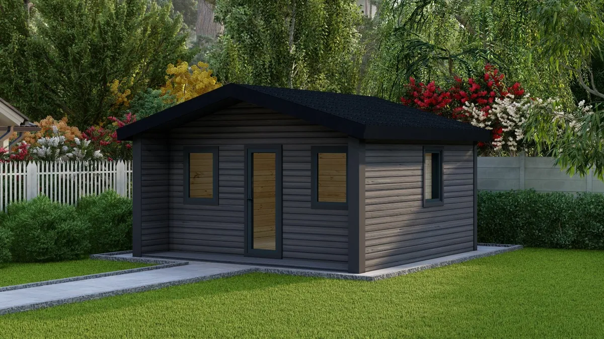 New 2025 Modular Garden Cabin Model 5 4m x 4.7m - Image 1