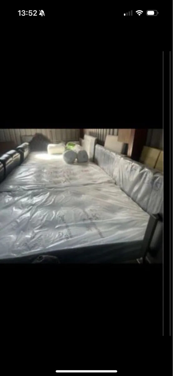 New bed with mattress all sizes available - Image 3