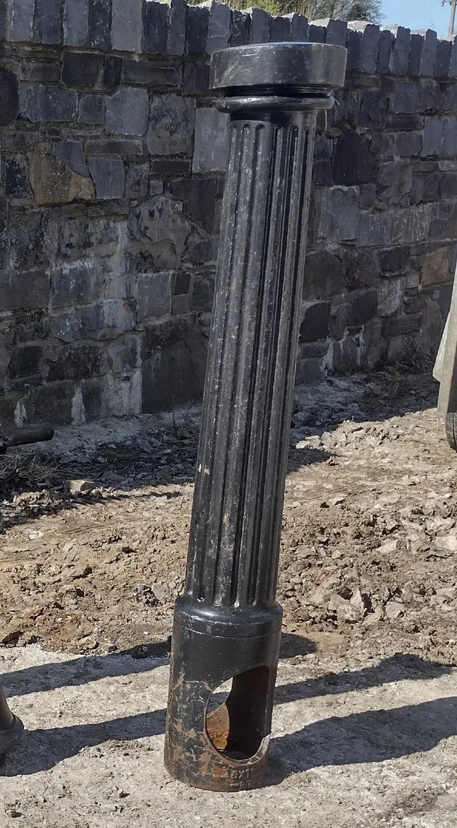 Antique ornate cast iron bollard