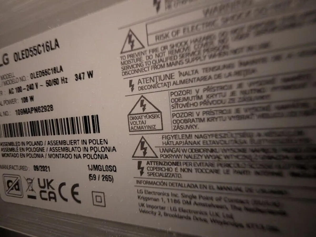 55" Lg Oled C1 Tv - Image 3