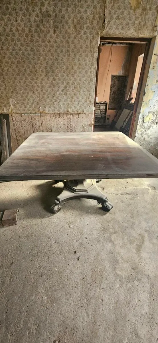 Antique Tilt-Top Dining Table - Image 1