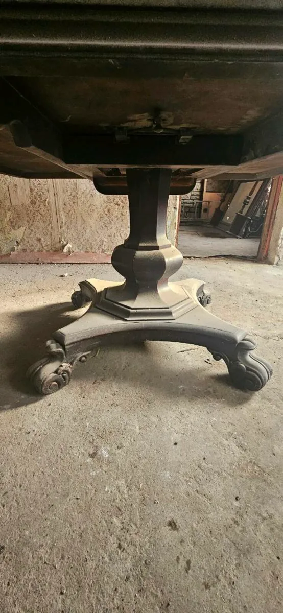 Antique Tilt-Top Dining Table - Image 2